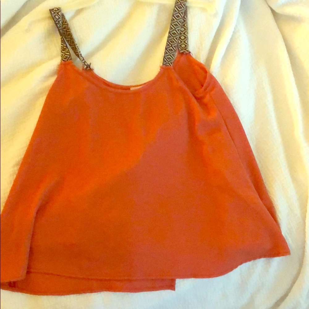 Orange tank top